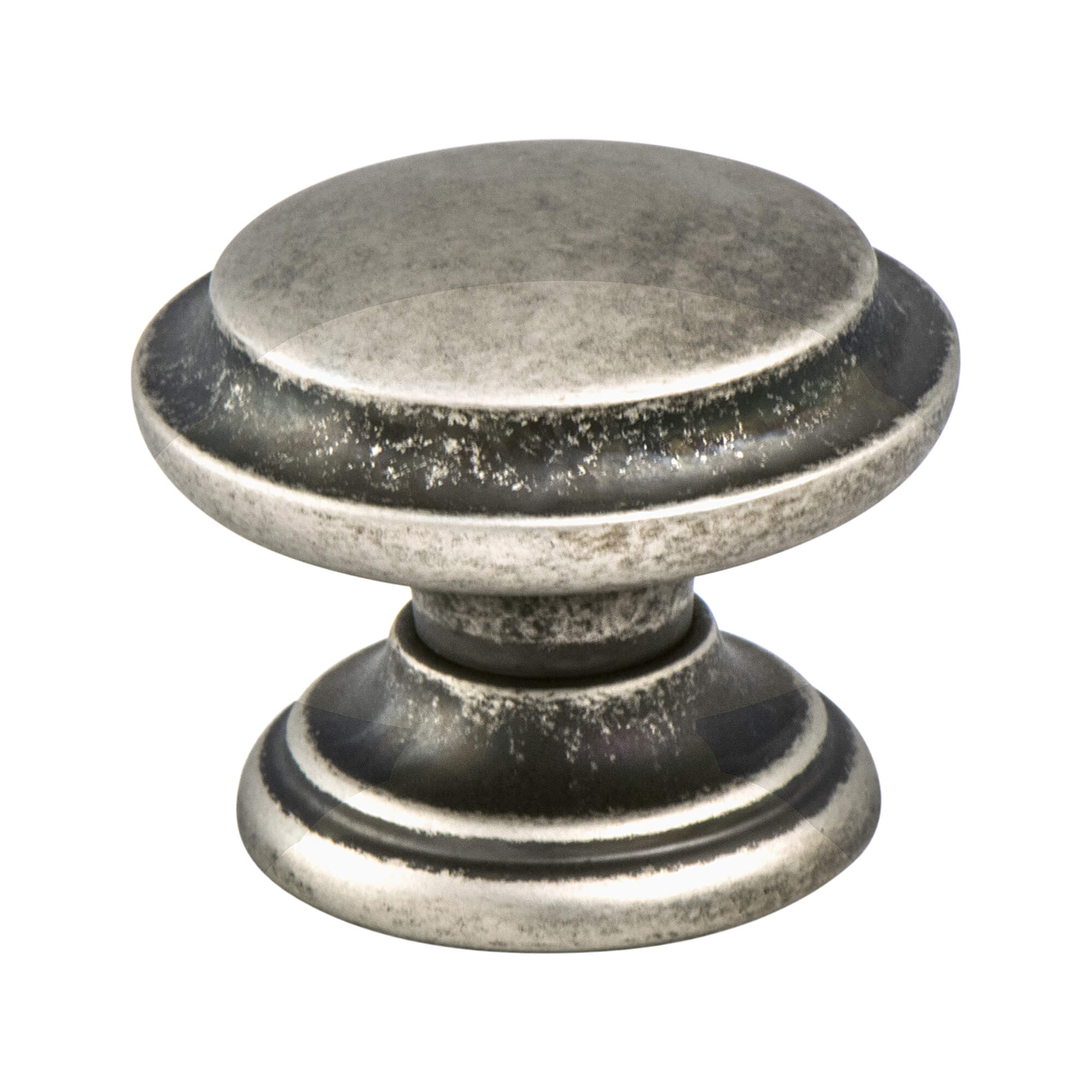 Euro Rustica Rustic Nickel Ringed Knob