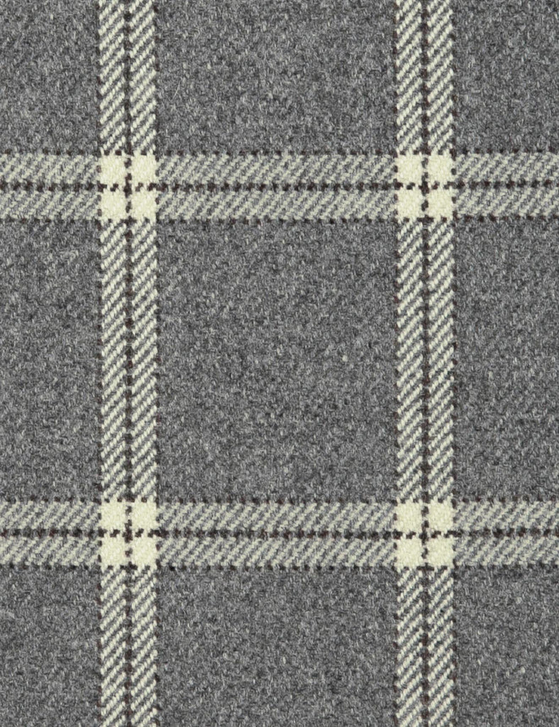 Lambswool Plaid-grey flannel