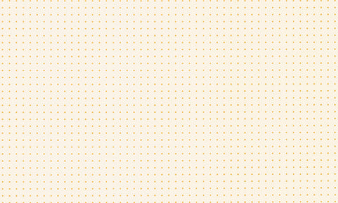 31003 Le Corbusier Dots - Crème / Mustard