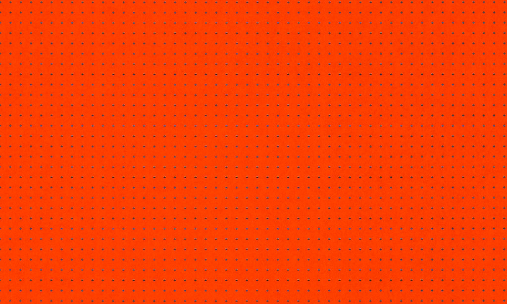 31025 Le Corbusier Dots - Orange / Brown