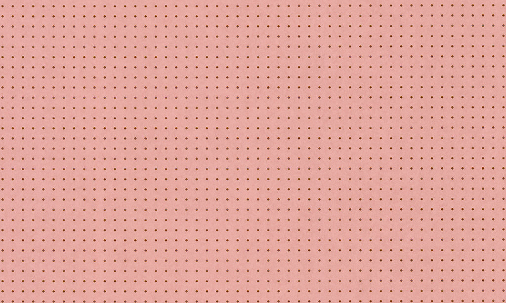 31026 Le Corbusier Dots - Powder Pink / Red