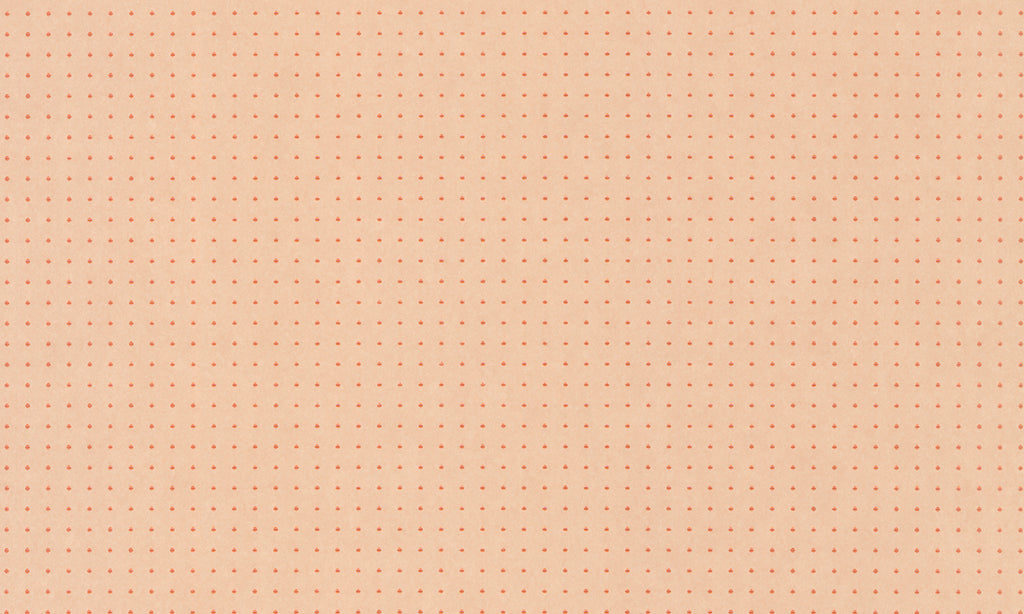 31029 Le Corbusier Dots - Crème / Orange