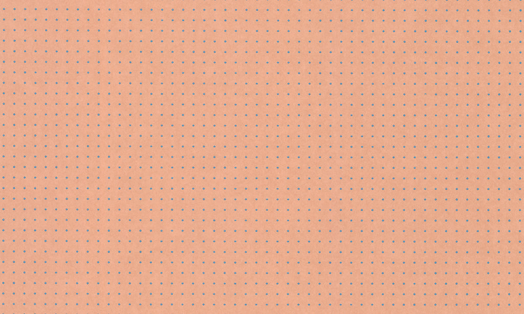 31030 Le Corbusier Dots - Peach / Grey