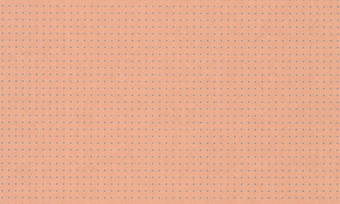 31030 Le Corbusier Dots - Peach / Grey