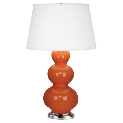 352X Pumpkin Triple Gourd Table Lamp