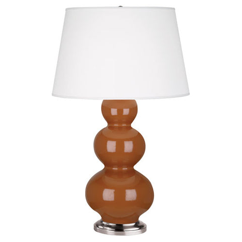 365X Cinnamon Triple Gourd Table Lamp