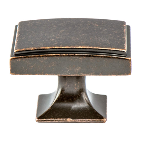 Hearthstone Weathered Verona Bronze Knob - This knob has a tooth on the bottom.