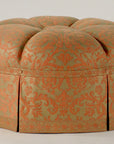 Channeled Round Ottoman