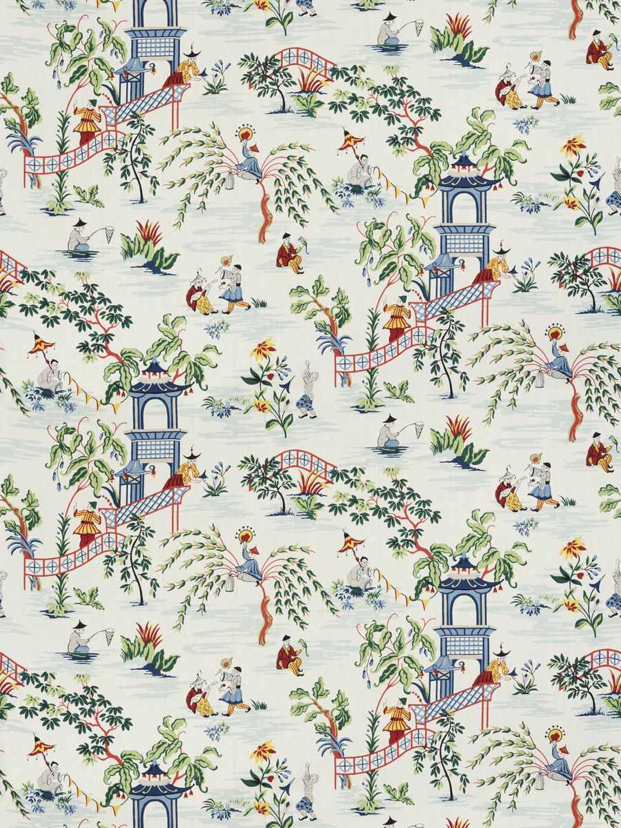 Tian chinoiserie - Navy