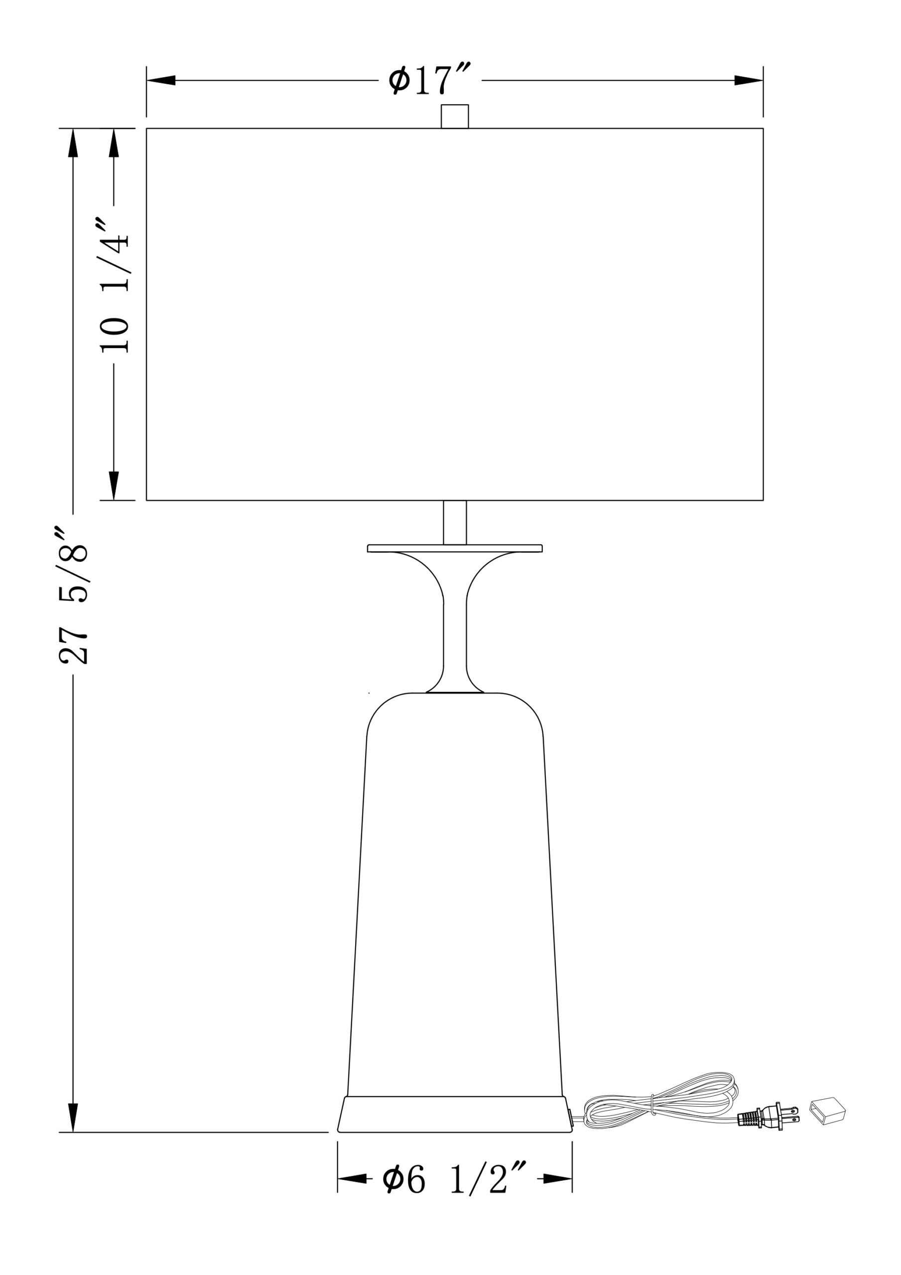 4552-Fletcher Table Lamp