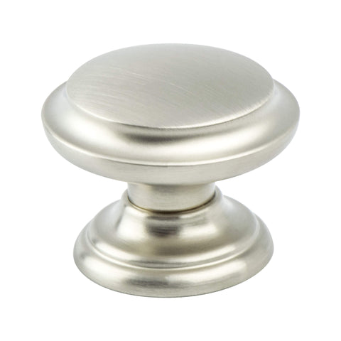 Euro Classica Brushed Nickel Tiered Knob