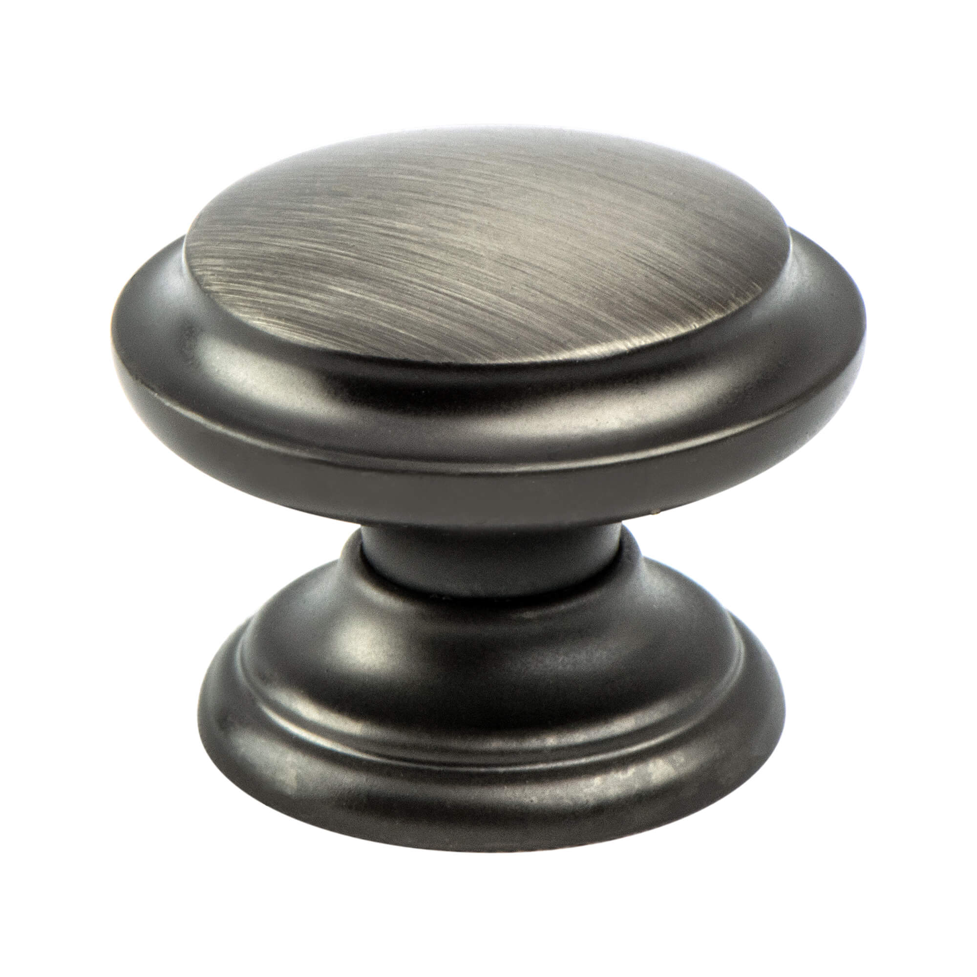 Euro Classica Brushed Tin Tiered Knob