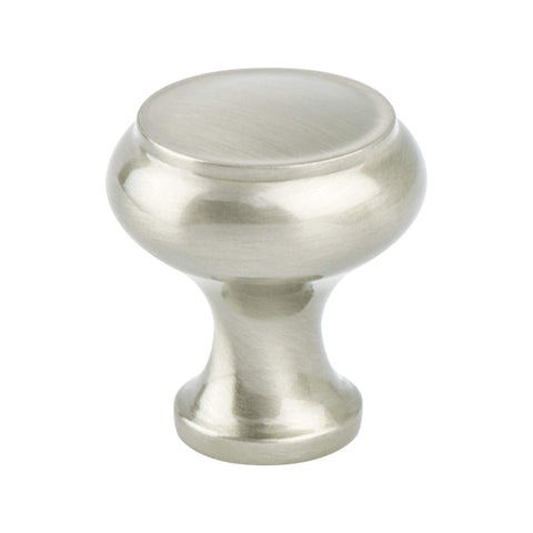 Forte Small Brushed Nickel Knob