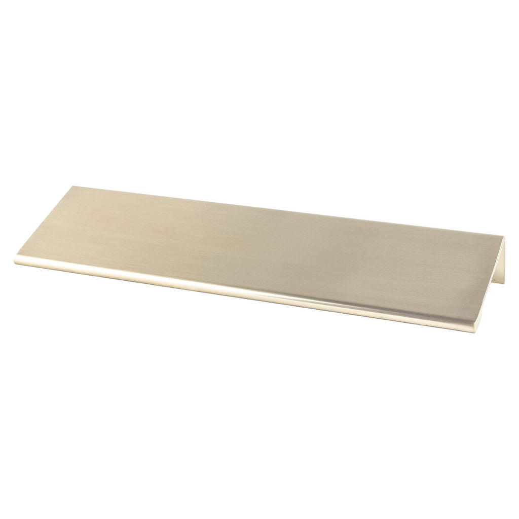 Contemporary Advantage Two 112mm CC Champagne Edge Pull - Part measures 1/16in. thickness.
