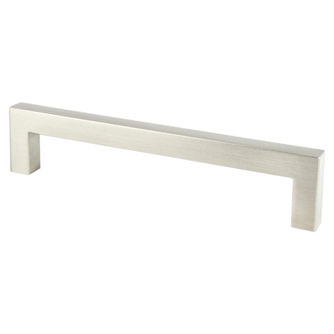 Contemporary Advantage One 128mm CC Brushed Nickel Square Pull