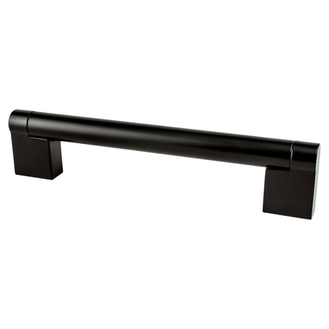 Contemporary Advantage Three 128mm CC Matte Black Bar Pull
