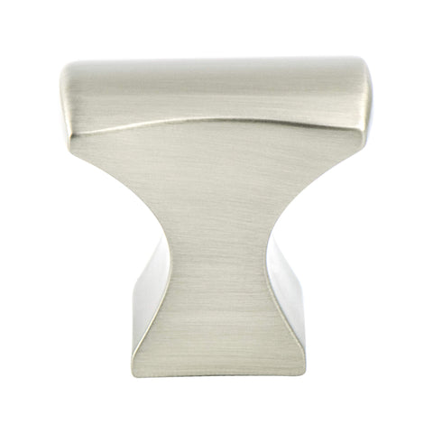 Aspire Brushed Nickel Knob - This knob has a tooth on the bottom.