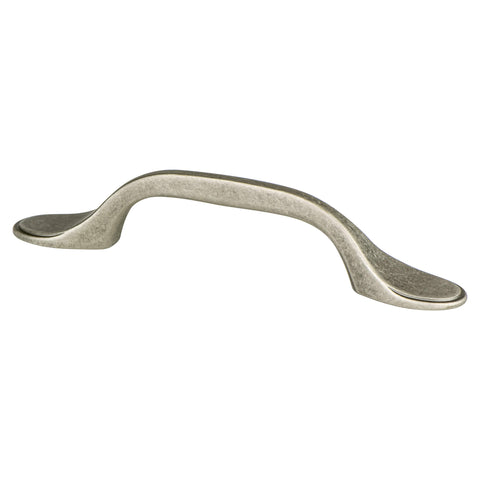 Traditional Advantage One 3 inch CC Weathered Nickel Rounded End Pull