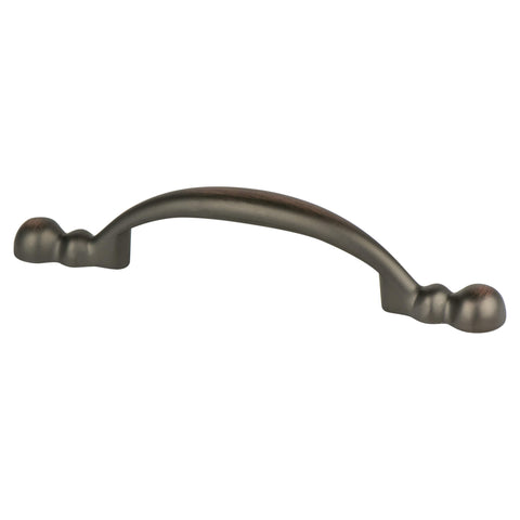 Traditional Advantage Four 3 inch CC Verona Bronze Rounded End Pull