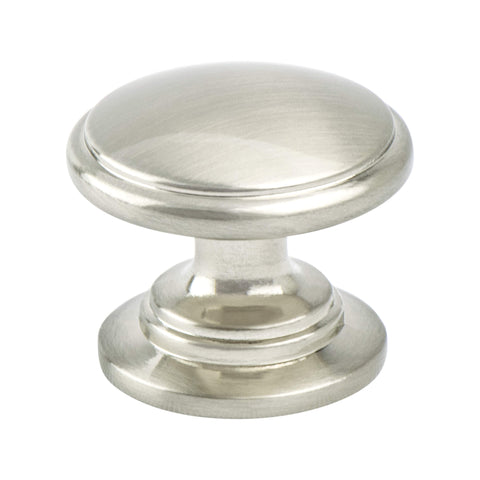 Traditional Advantage Two Brushed Nickel Tiered Knob