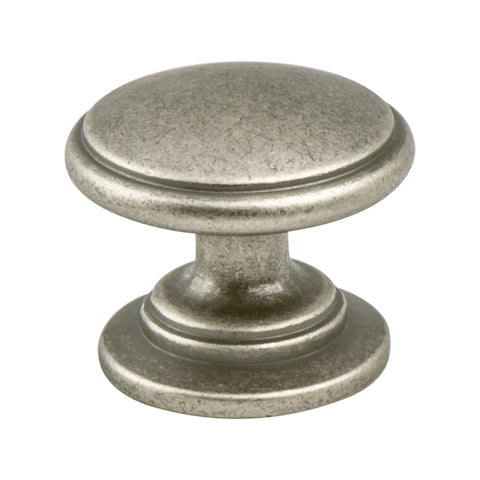 Traditional Advantage Two Weathered Nickel Tiered Knob