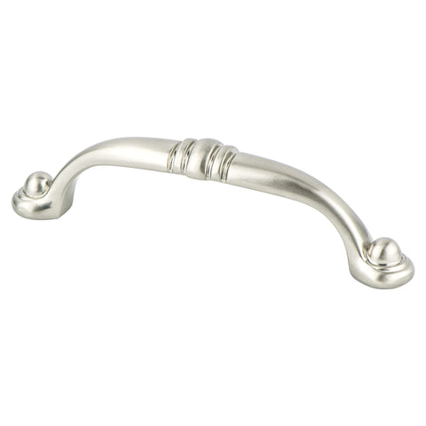 Traditional Advantage Three 96mm CC Brushed Nickel Antique Pull