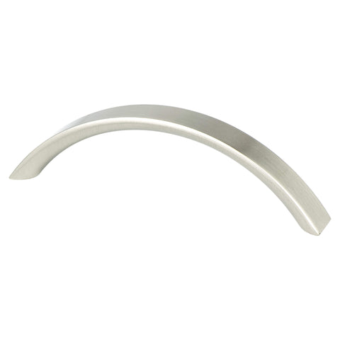 Contemporary Advantage Four 96mm CC Brushed Nickel Flat Arch Pull