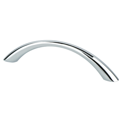 Contemporary Advantage Four 96mm CC Polished Chrome Tapered Arch Pull