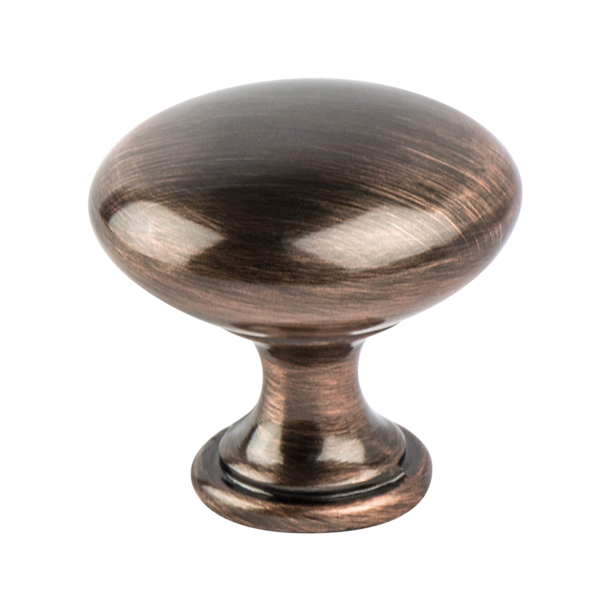 Euro Moderno Brushed Antique Copper Knob