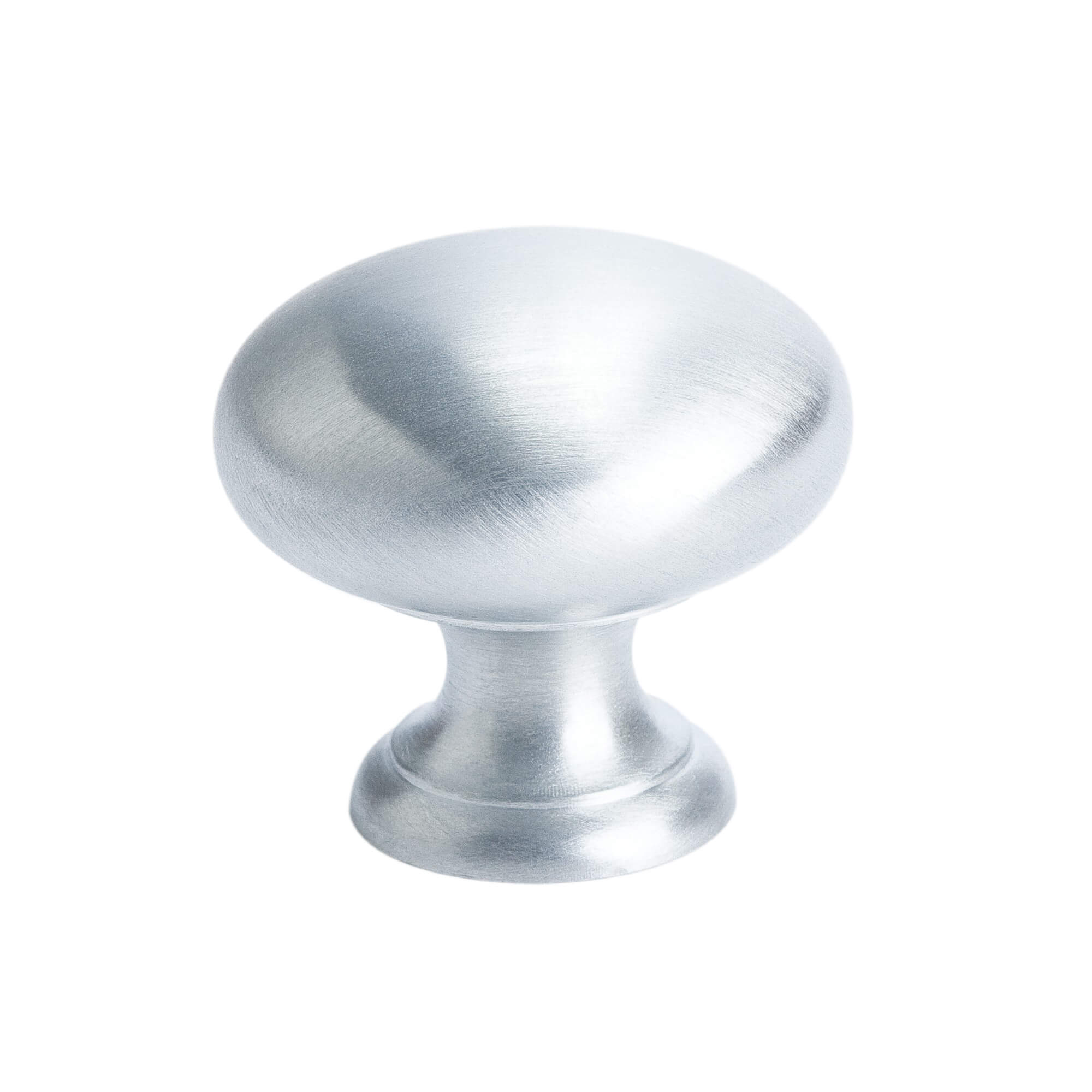 Plymouth Satin Chrome Round Knob