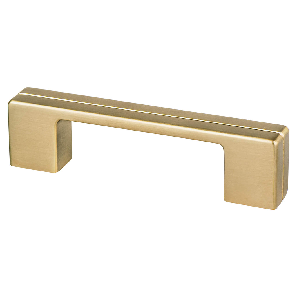 Skyline 3 inch and 96mm CC Modern Brushed Gold Pull - Formally known as Modern Bronze