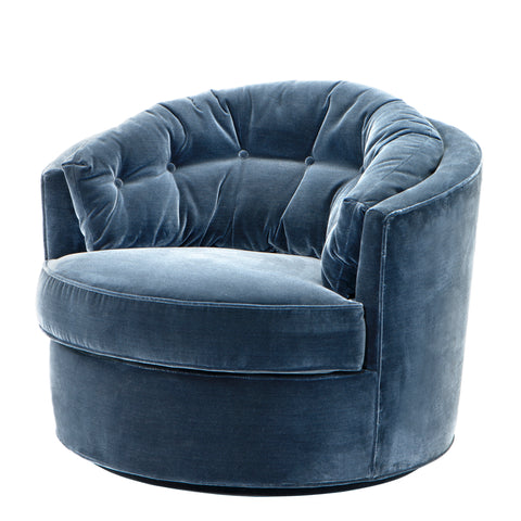 A110307 - Chair Recla cameron faded blue