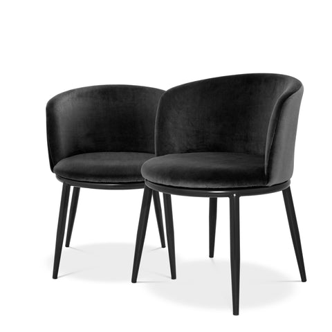 A111998 - Dining Chair Filmore cameron black set of 2