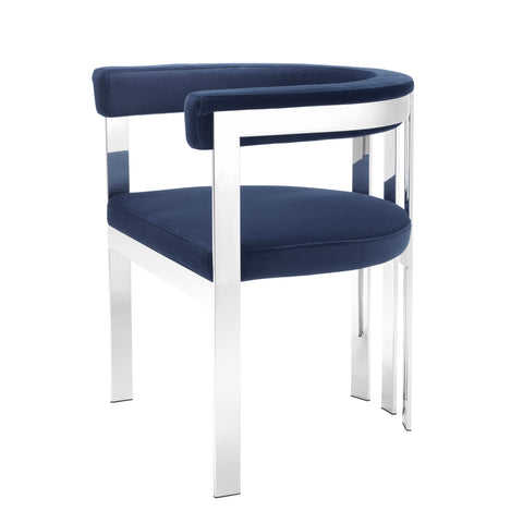 A112299 - Dining Chair Clubhouse pol ss savona midnight blue