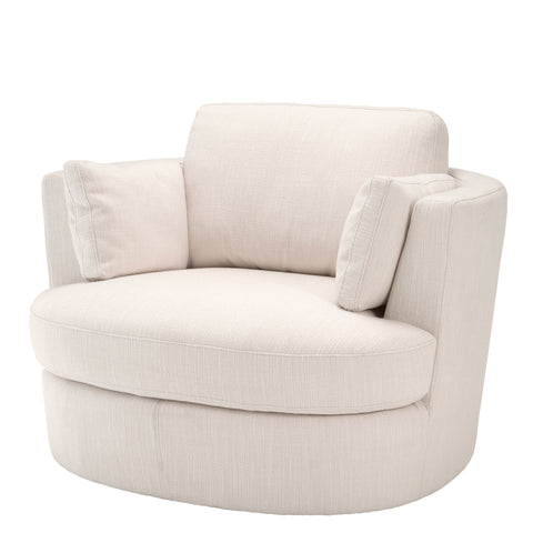 A112852 - Swivel Chair Clarissa avalon white