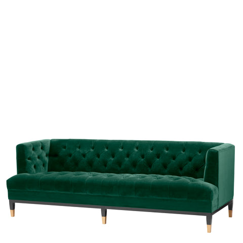 A113419 - Sofa Castelle roche dark green velvet