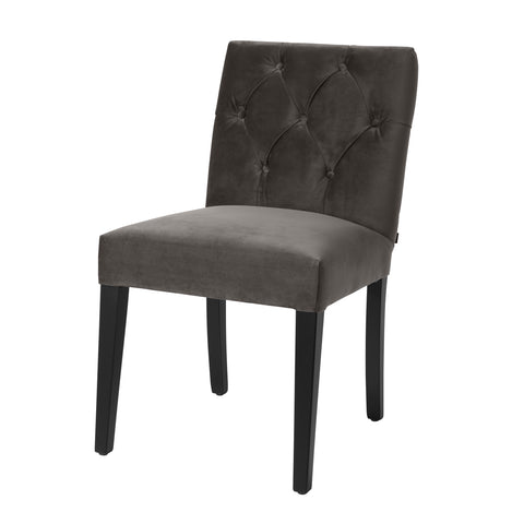 A113947 - Dining Chair Atena savona grey velvet