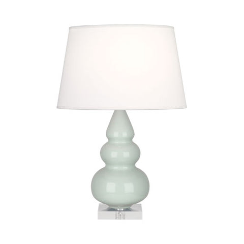 A258X Celadon Small Triple Gourd Accent Lamp