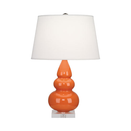 A282X Pumpkin Small Triple Gourd Accent Lamp