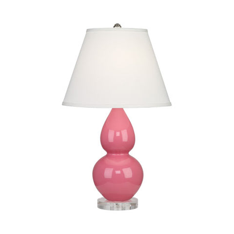 A619X Schiaparelli Pink Small Double Gourd Accent Lamp