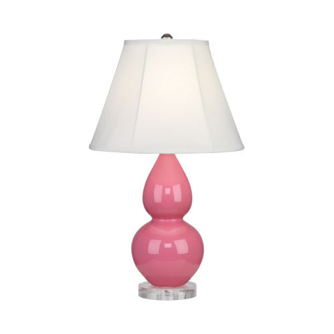 A619 Schiaparelli Pink Small Double Gourd Accent Lamp
