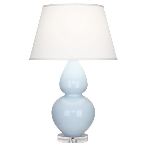 A676X Baby Blue Double Gourd Table Lamp