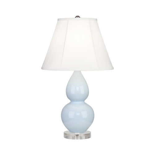 A696 Baby Blue Small Double Gourd Accent Lamp