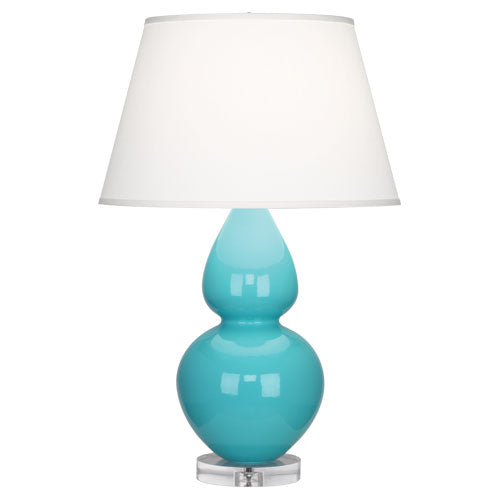 A741X Egg Blue Double Gourd Table Lamp