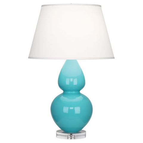 A741X Egg Blue Double Gourd Table Lamp