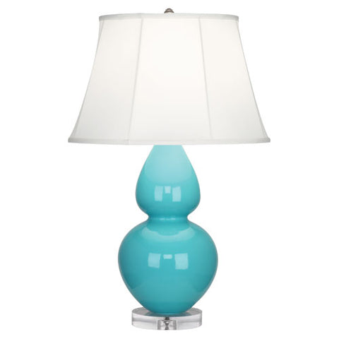 A741 Egg Blue Double Gourd Table Lamp