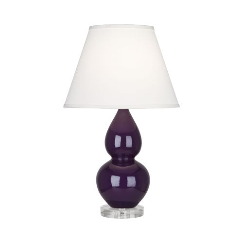 A767X Amethyst Small Double Gourd Accent Lamp