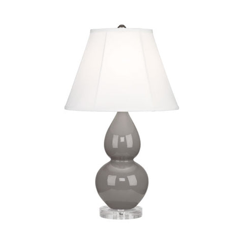 A770 Smokey Taupe Small Double Gourd Accent Lamp