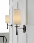 Drunmore Single Sconce Linen Shade