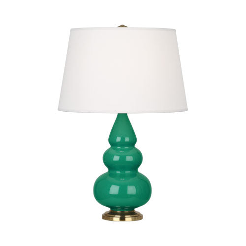 EG30X Emerald Small Triple Gourd Accent Lamp